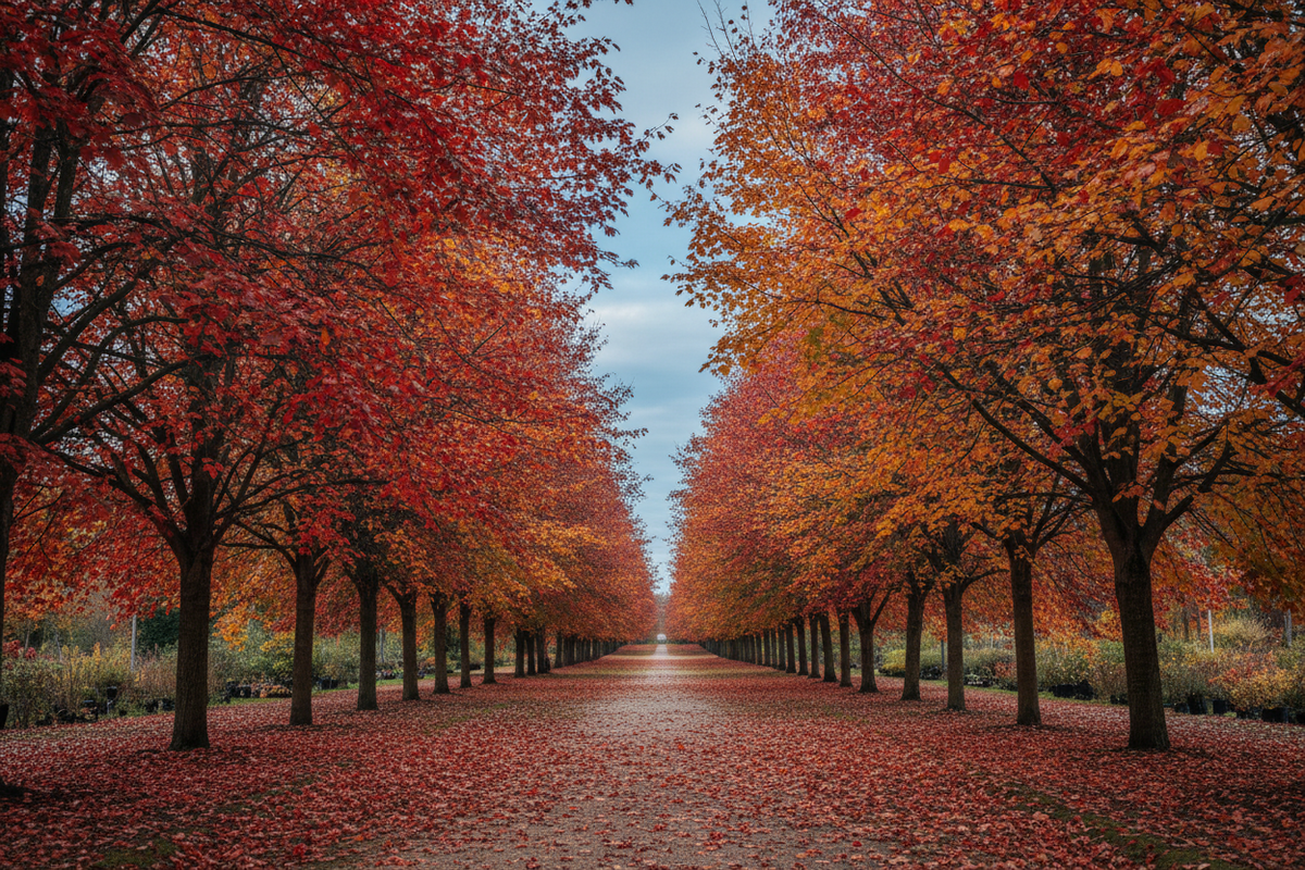 Autumn color banner