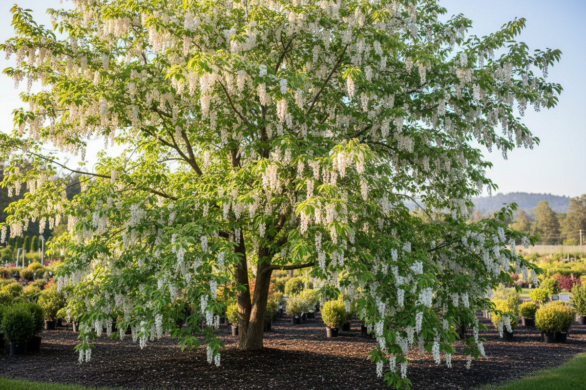 Summer flowering tree banner